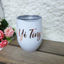 Load image into Gallery viewer, Double Wall Egg Tumbler (4 colours available) - The Blossom Gift