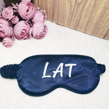 Load image into Gallery viewer, Personalised Silk Sleeping Eye Mask (4 colours)