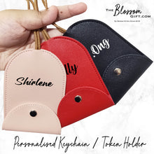 Load image into Gallery viewer, Personalised Keychain Holder (5 colours)