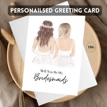 Load image into Gallery viewer, Personalised Card (Bridesmaids) design 1