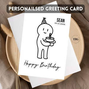 Personalised Card (Happy Birthday) design 1