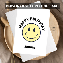 Load image into Gallery viewer, Personalised Card (Happy Birthday) design 2