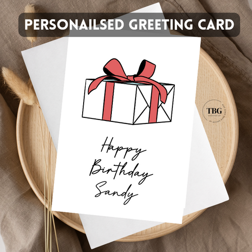Personalised Card (Happy Birthday) design 5