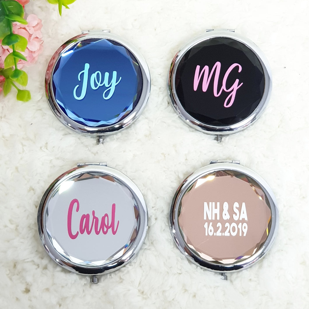 Personalised Pocket Mirror - The Blossom Gift