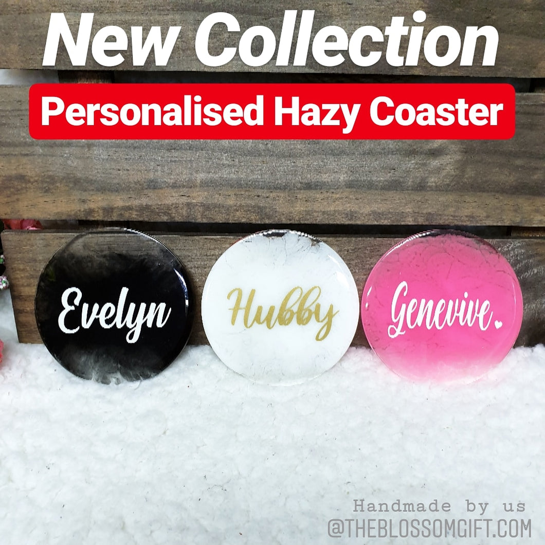 Personalised Hazy Coaster - The Blossom Gift