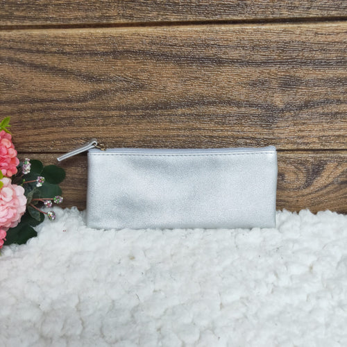 [SALES] Personalised Pen Pouch / Case - Pearl Silver