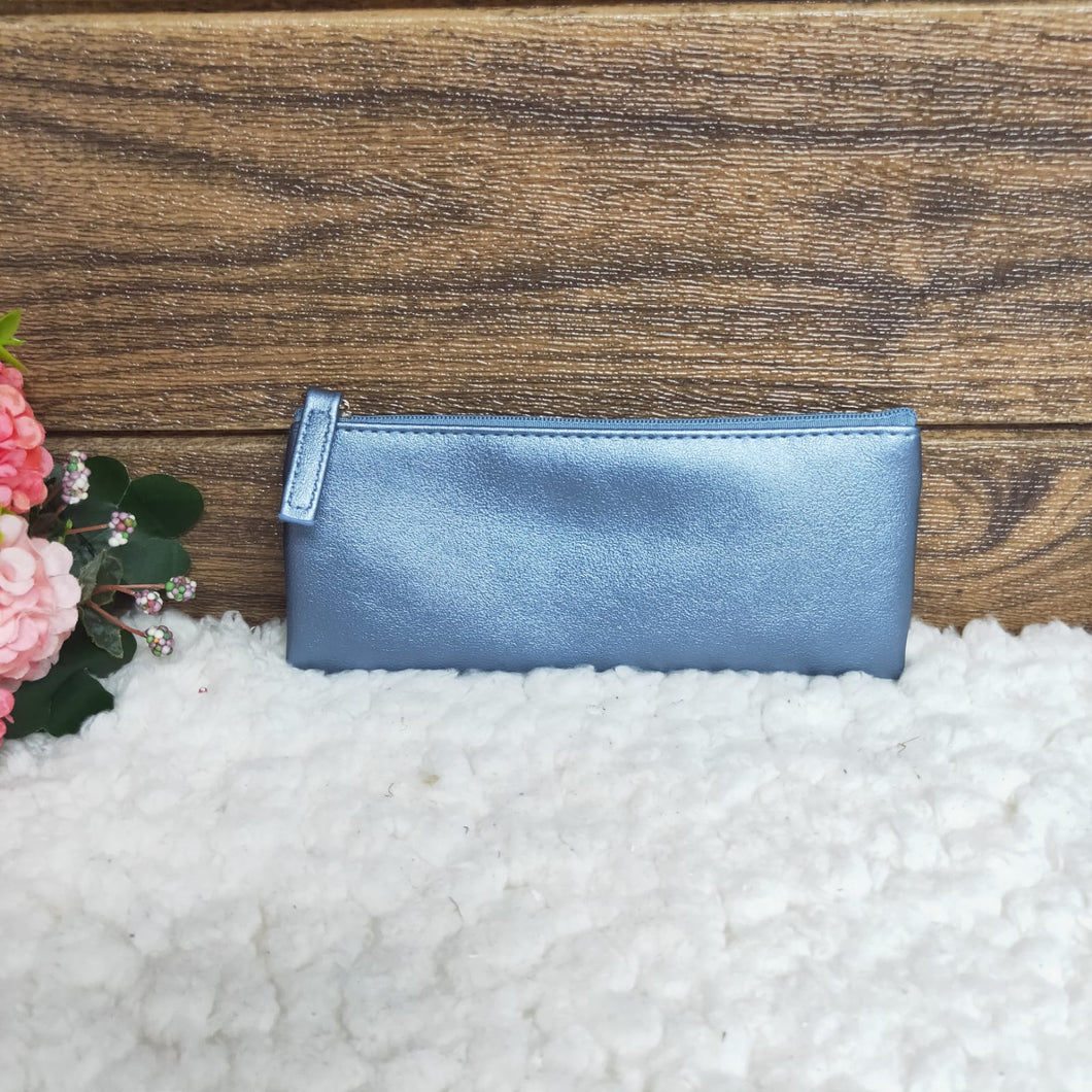 [SALES] Personalised Pen Pouch / Case - Pearl Blue