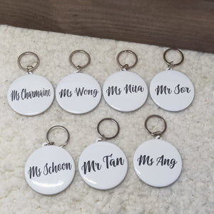 Button Keychain