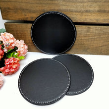 Load image into Gallery viewer, Personalised Leather Coaster