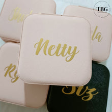 Load image into Gallery viewer, Personalised Mini Jewellery Box (3colours)