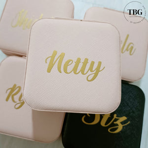 Personalised Mini Jewellery Box (3colours)