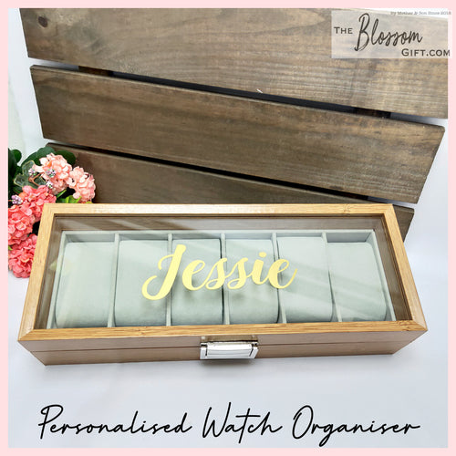 Personalised 6Slot Watch Organiser