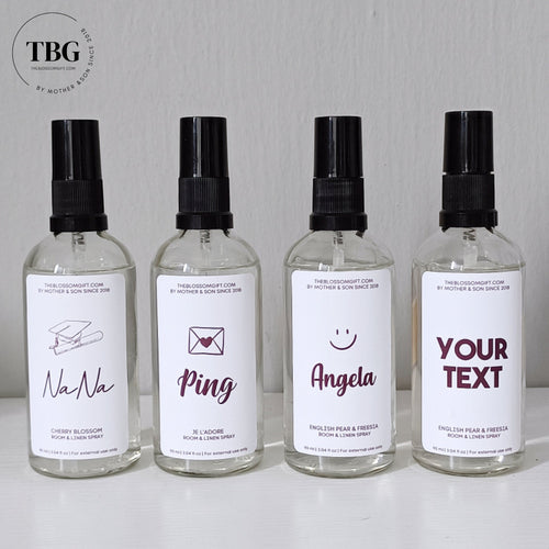 [Bulk Order Min 10qty] Personalised Room & Linen Spray (use discount code)