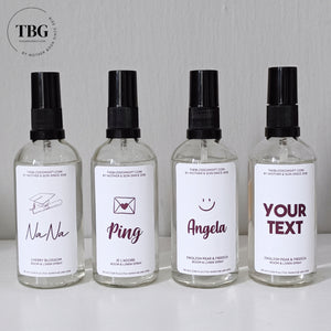 Personalised Crystal Room & Linen Spray (Rose Quartz)