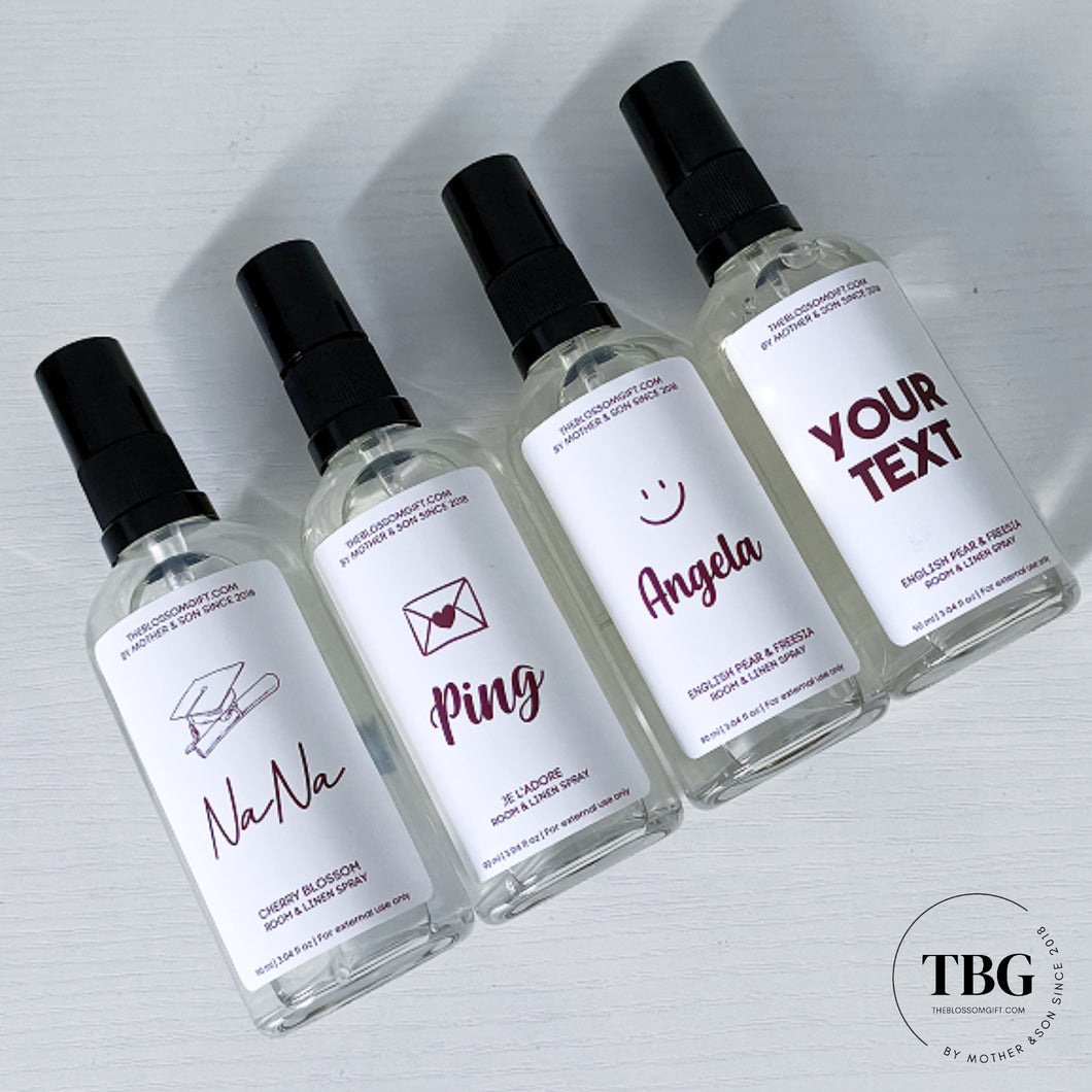 Personalised Room & Linen Spray