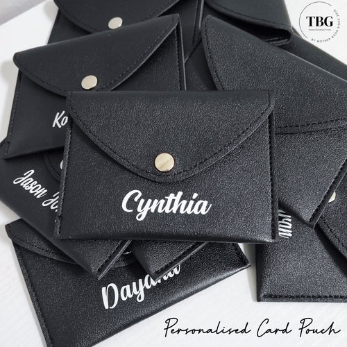 Personalised Card Pouch (4 colours)
