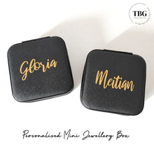 Load image into Gallery viewer, Personalised Mini Jewellery Box (3colours)