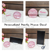Load image into Gallery viewer, Pearly Phone Stand / Name Card Stand