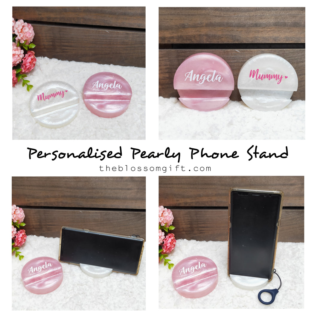Pearly Phone Stand / Name Card Stand