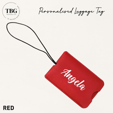Load image into Gallery viewer, [SALES] Personalised PU Luggage Tag / ezlink card holder (6colours)