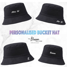 Load image into Gallery viewer, Personalised Bucket Hat