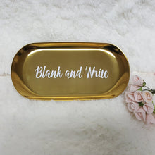 Load image into Gallery viewer, Classic Gold Trinket Tray - The Blossom Gift