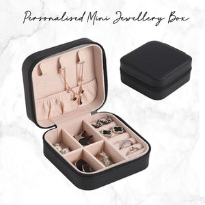 Personalised Mini Jewellery Box (3colours)