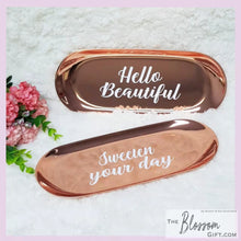 Load image into Gallery viewer, [SALES] Classic Rose Gold Trinket Tray