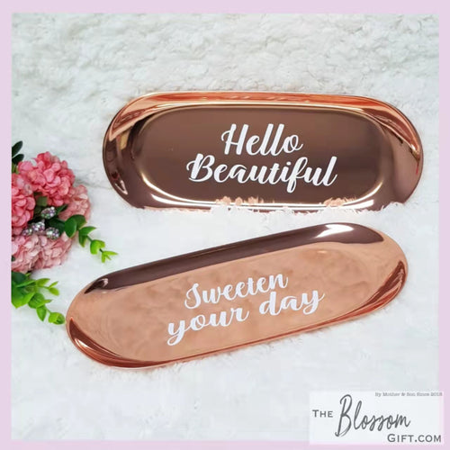 [SALES] Classic Rose Gold Trinket Tray