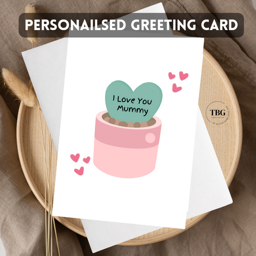 Personalised Card (Mother's Day) design 2