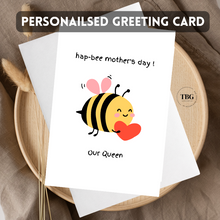 Load image into Gallery viewer, Personalised Card (Mother&#39;s Day) design 3