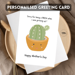 Personalised Card (Mother's Day) design 4