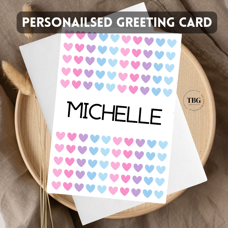 Personalised Card design 1