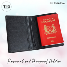 Load image into Gallery viewer, Personalised Passport Holder