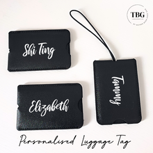 Load image into Gallery viewer, [SALES] Personalised PU Luggage Tag / ezlink card holder (6colours)