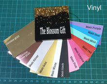 Load image into Gallery viewer, Black Glitter Personalised Coaster