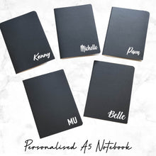 Load image into Gallery viewer, Personalised Kraft Notebook A5 (LINED)