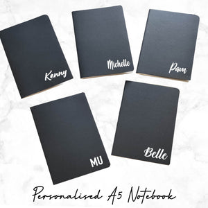 Personalised Kraft Notebook A5 (LINED)