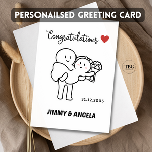 Personalised Card (couple/wedding) design1