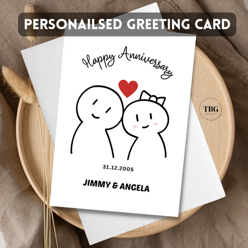 Personalised Card (couple/wedding) design 2