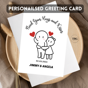 Personalised Card (couple/wedding) design 6