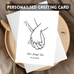 Personalised Card (couple/wedding) design 7