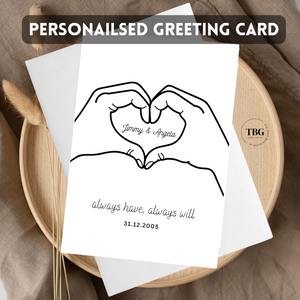 Personalised Card (couple/wedding) design 8