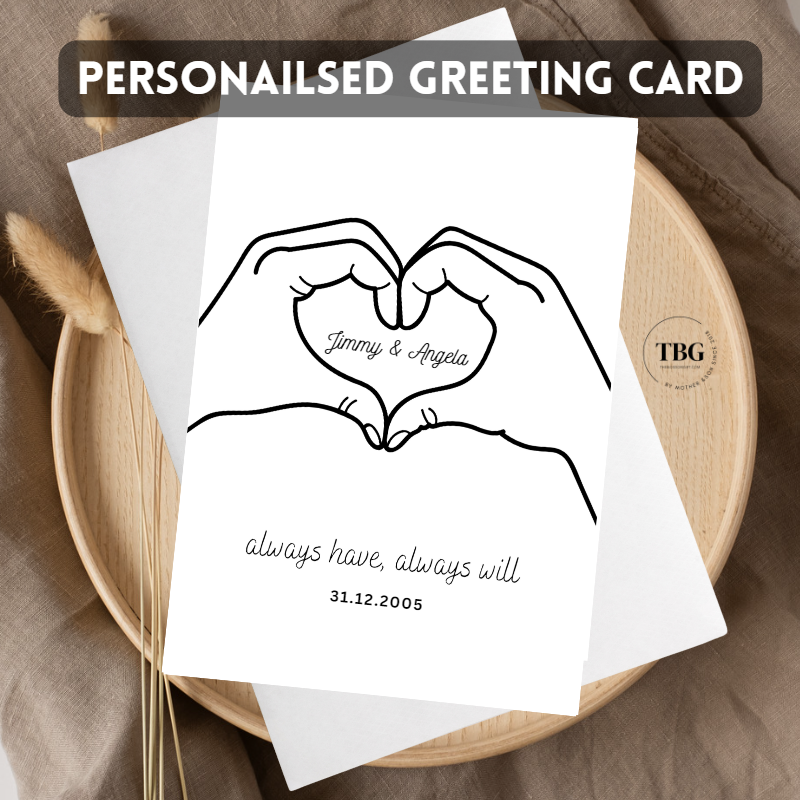 Personalised Card (couple/wedding) design 8
