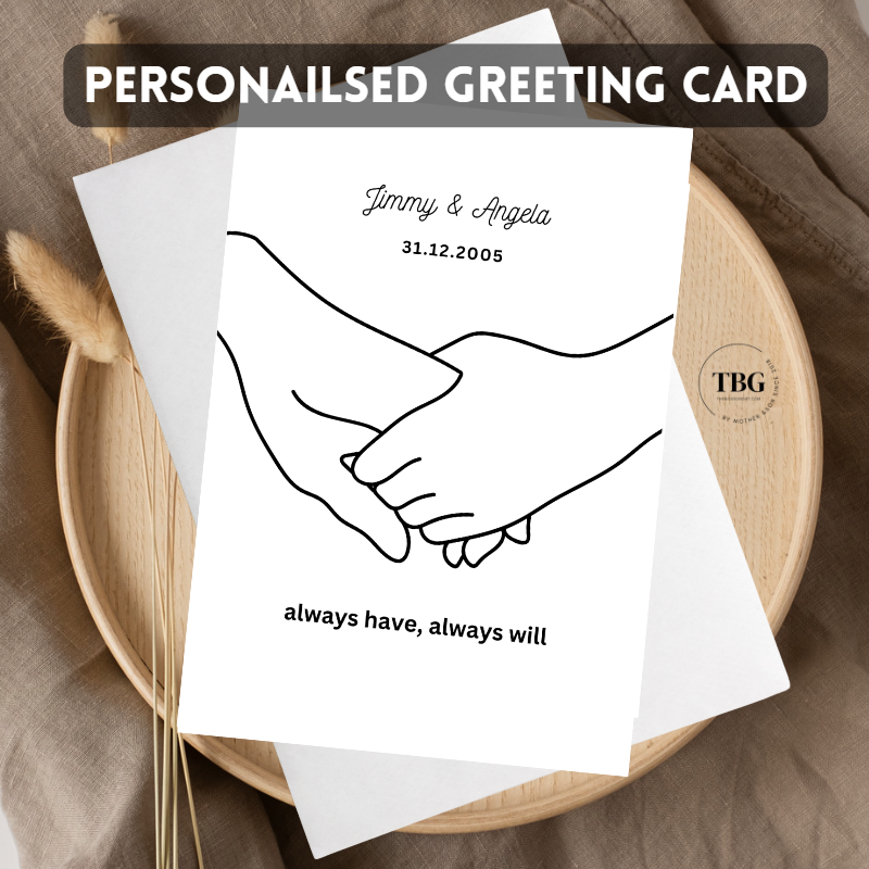 Personalised Card (couple/wedding) design 9